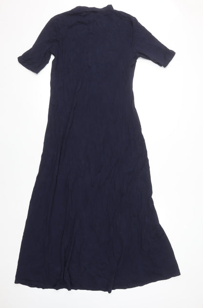 Marks and Spencer Women Blue A-Line Long Jersey Dress Size 12