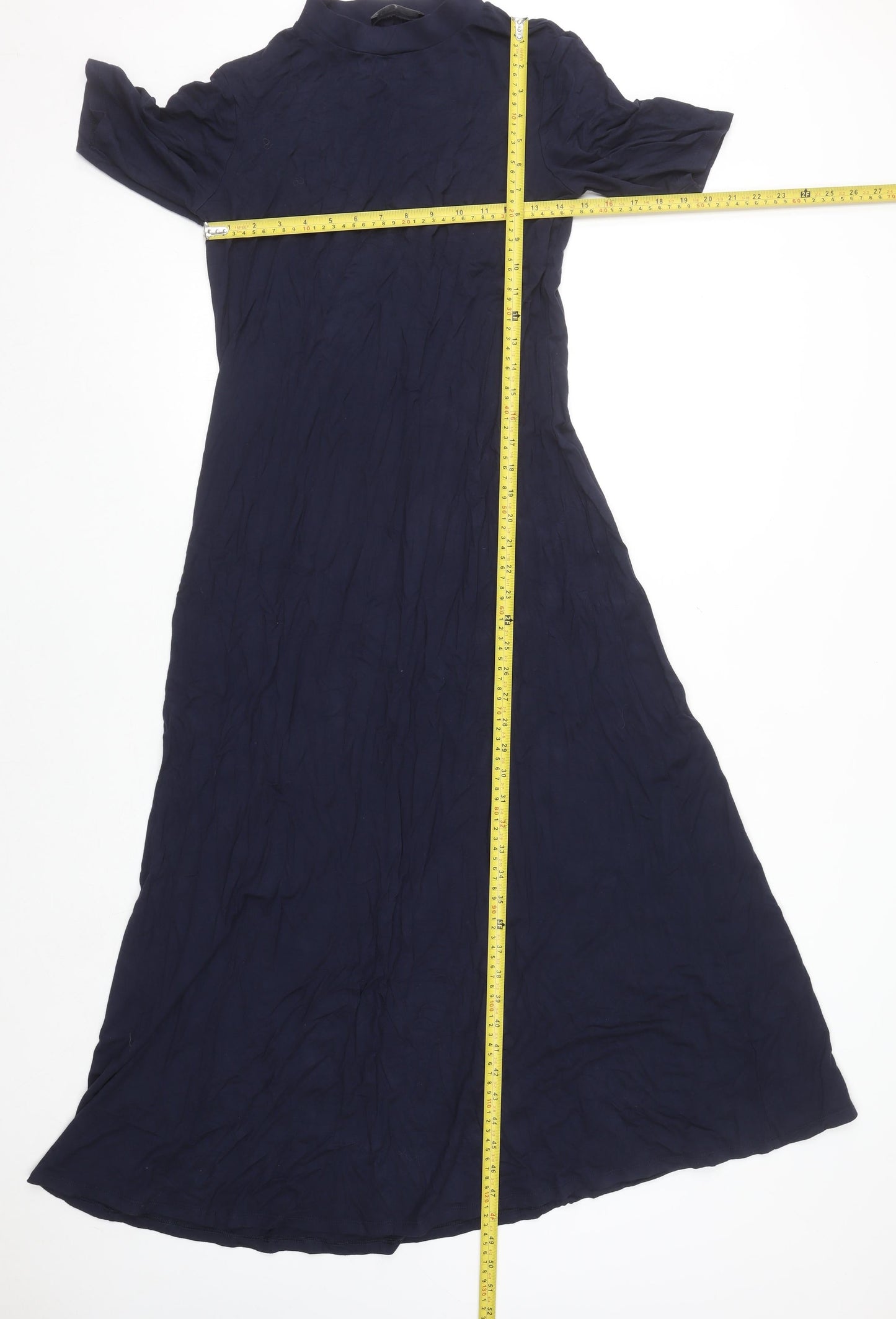 Marks and Spencer Women Blue A-Line Long Jersey Dress Size 12