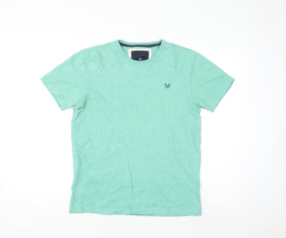 Crew Clothing Women’s Green Cotton Short Sleeve T-Shirt Size S