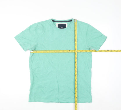 Crew Clothing Women’s Green Cotton Short Sleeve T-Shirt Size S