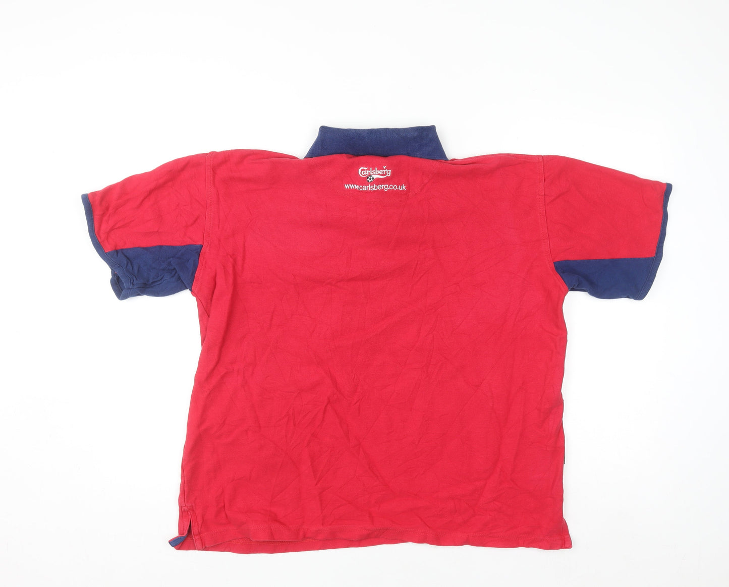 Carlsberg England Red Men’s Polo Shirt One Size Cotton