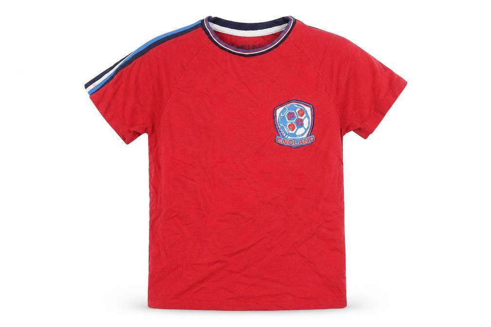 Next Boys Red England Football T-Shirt 11 Years Cotton Sports Top