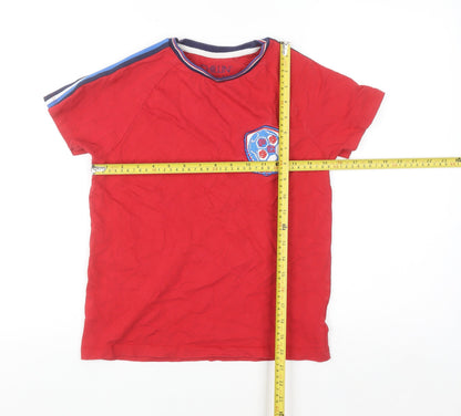 Next Boys Red England Football T-Shirt 11 Years Cotton Sports Top