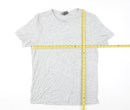H&M Women's Grey Basic Short Sleeve Jersey T-Shirt Size S