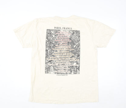 Night Gallery Men's Beige Before Sunset Graphic T-Shirt Size L
