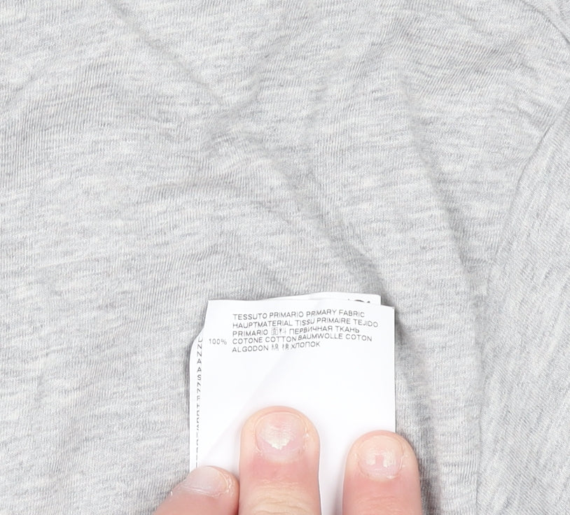 Vivienne Westwood Men’s Grey Cotton Crew Neck T-Shirt XL