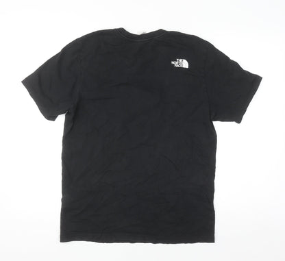 The North Face Men's Black Graphic Cotton T-Shirt M