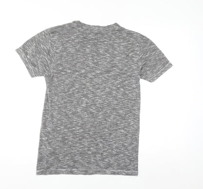 CedarWood State Men's Grey Graphic Print Crew Neck T-Shirt Size S