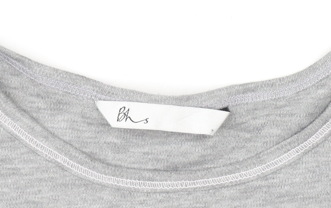 BHS Women’s Grey Snoopy Long Sleeve Graphic T-Shirt Size 12