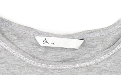 BHS Women’s Grey Snoopy Long Sleeve Graphic T-Shirt Size 12