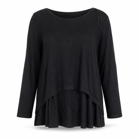 Phase Eight Women Black Size 12 Long Sleeve Pullover Jumper