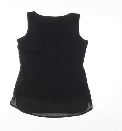 Marks and Spencer Women’s Black Size 8 Sleeveless Tank Top