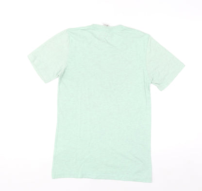 Vegan Outfitters Women's Green XS Graphic Cotton T-Shirt