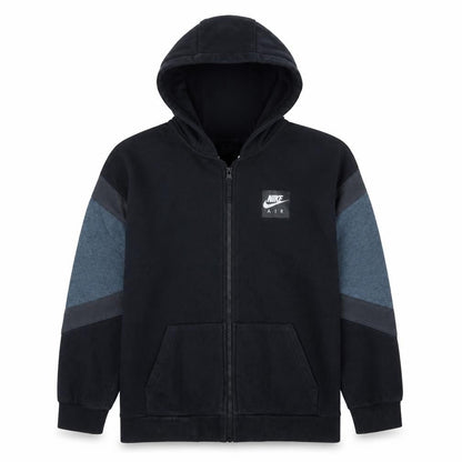 Nike Boys Black Full Zip Hoodie XL 13-15 Years Hooded Sweatshirt