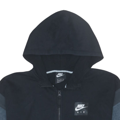 Nike Boys Black Full Zip Hoodie XL 13-15 Years Hooded Sweatshirt