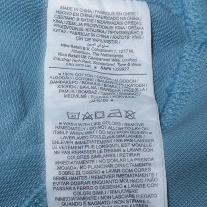 Nike Womens Blue Pullover Sweatshirt XS Cotton Crew Neck
