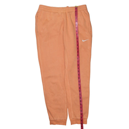 Nike Men’s Orange Regular Fit Fleece Sweatpants M