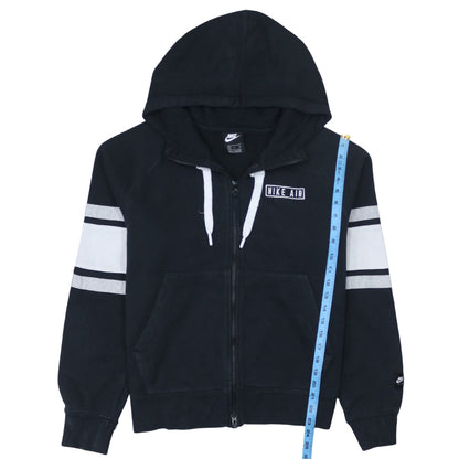 Nike Air Men's Black Full Zip Hoodie Small Cotton Blend