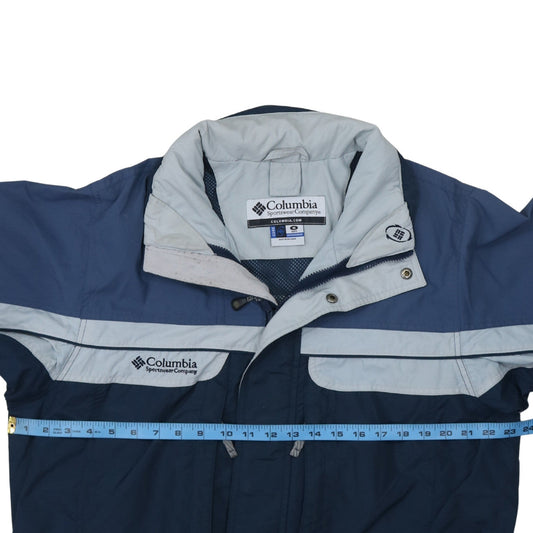 Columbia Men’s Blue Interchange Waterproof Parka Jacket M