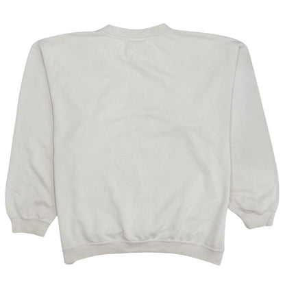 Reebok Men's Beige Crew Neck Pullover Sweatshirt Size M