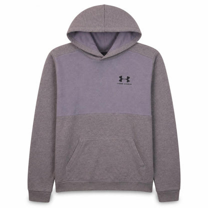 Under Armour Boys Grey Pullover Hoodie YXL Loose Fit ColdGear