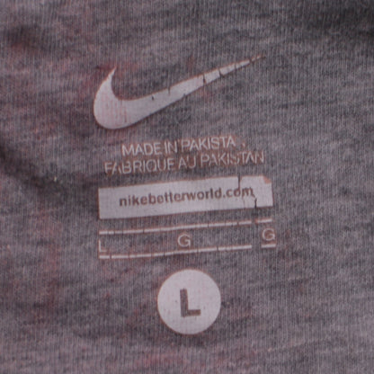 Nike Men's Black Full Zip Logo Hoodie L Regular Fit