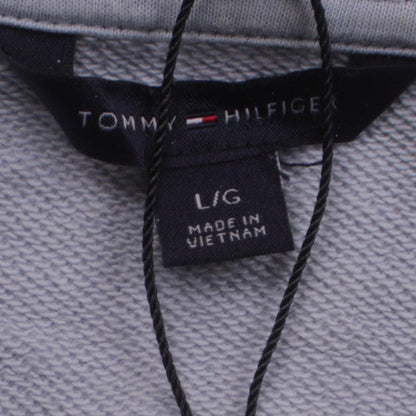 Tommy Hilfiger Women’s Grey 1/2 Zip Pullover Sweatshirt Size L