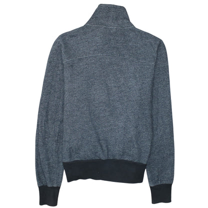 Puma Women's Grey Full Zip Sweatshirt Hoodie Size 12 Cotton Blend