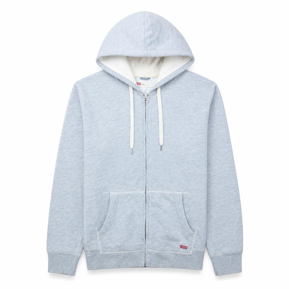 Levi's Men's Grey Full Zip Hoodie Size S Regular Fit
