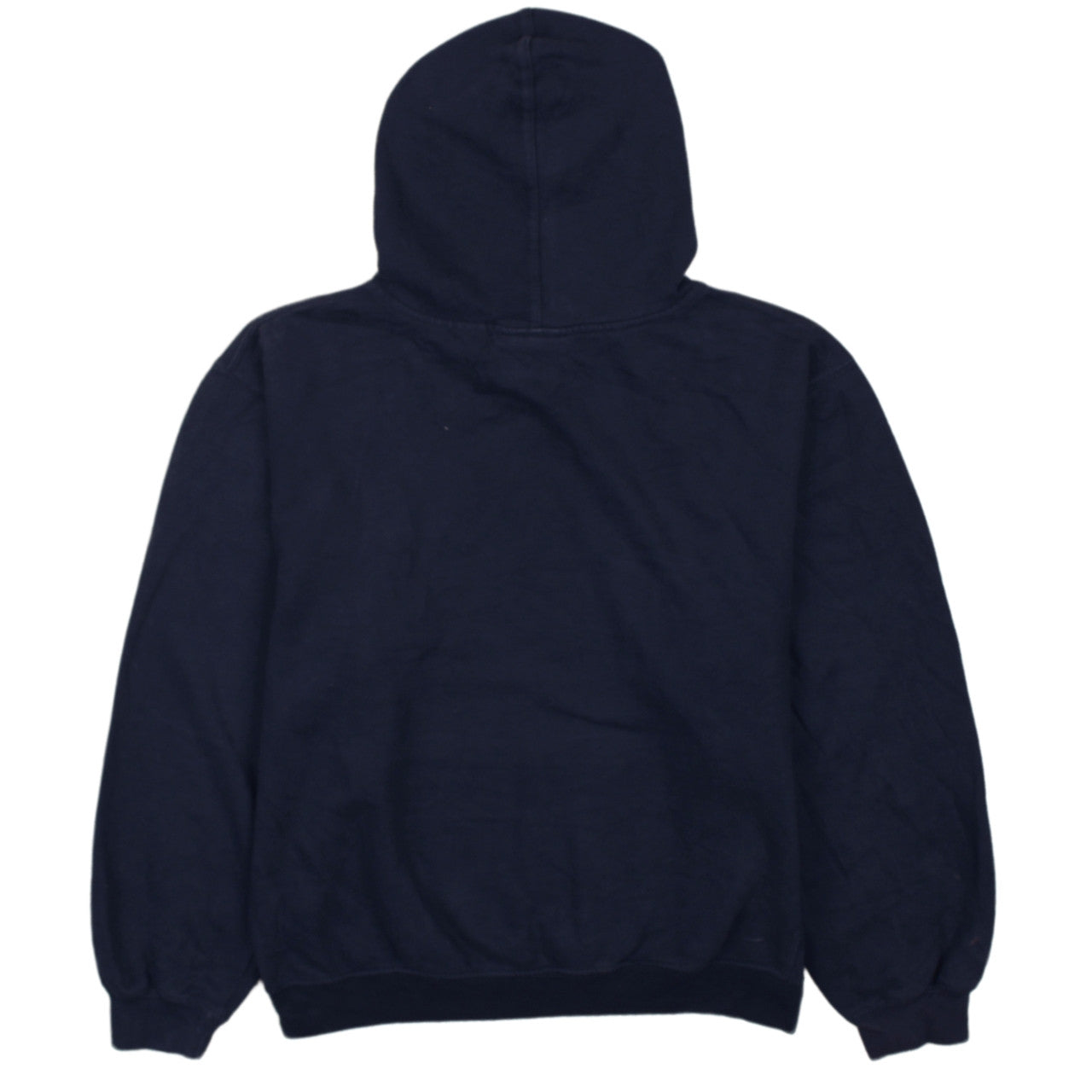 Reebok Boys Navy Patriots Football Pullover Hoodie L 14-16 Cotton Blend