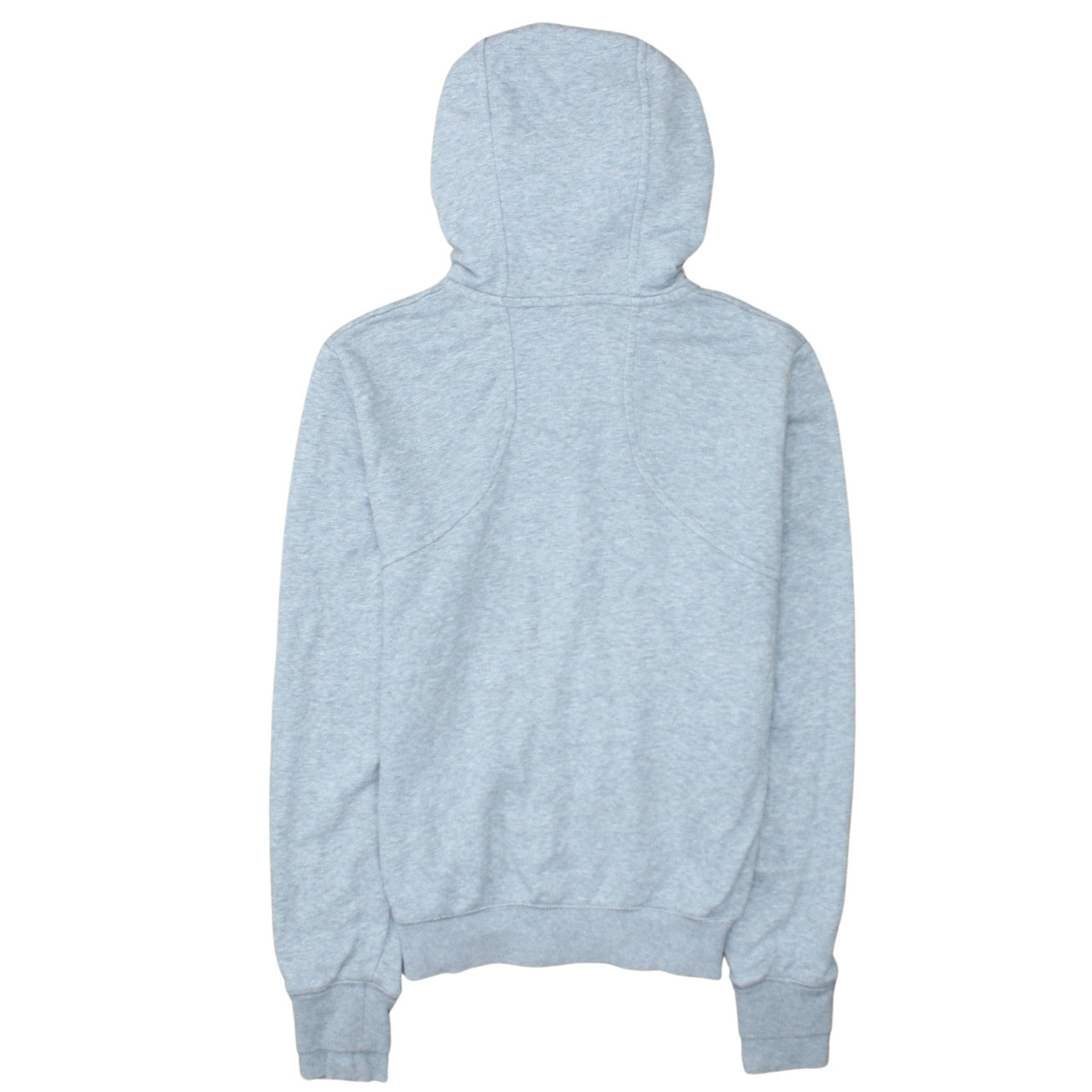 Nike Women Grey Full Zip Hoodie M Size 10/12 Soft Fleece Lined