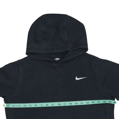 Nike Boys Black Pullover Hoodie 12-13 Years Fleece Lined Sweatshirt