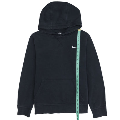Nike Boys Black Pullover Hoodie 12-13 Years Fleece Lined Sweatshirt