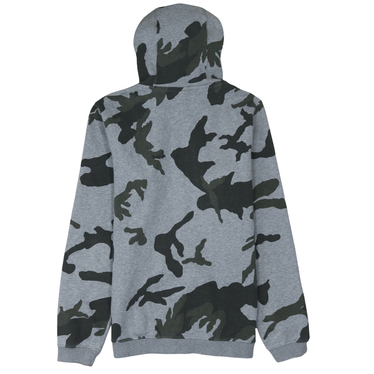 Nike Men's Grey Camouflage Full Zip Hoodie Size S
