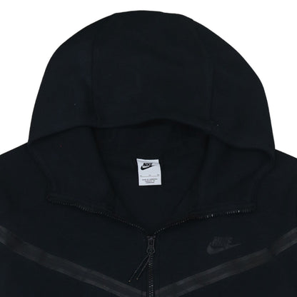 Nike Men's Black XL Full Zip Hoodie Cotton Blend