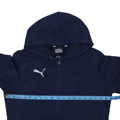 Puma Men's Blue Full Zip Hoodie Small Regular Fit Sportswear