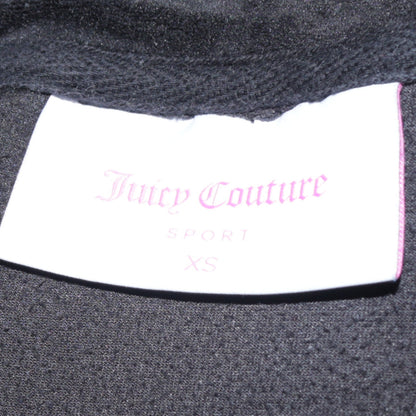 Juicy Couture Sport Women's Black XS Velour Full Zip Hoodie