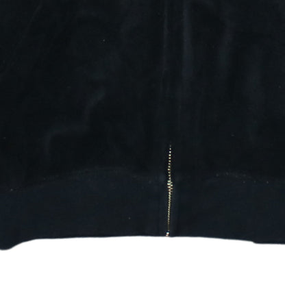 Juicy Couture Sport Women's Black XS Velour Full Zip Hoodie