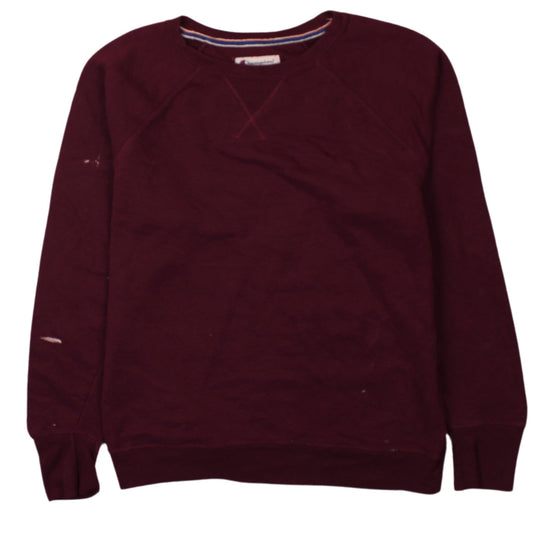 Champion Men's Red L Pullover Sweatshirt Crew Neck Fleece