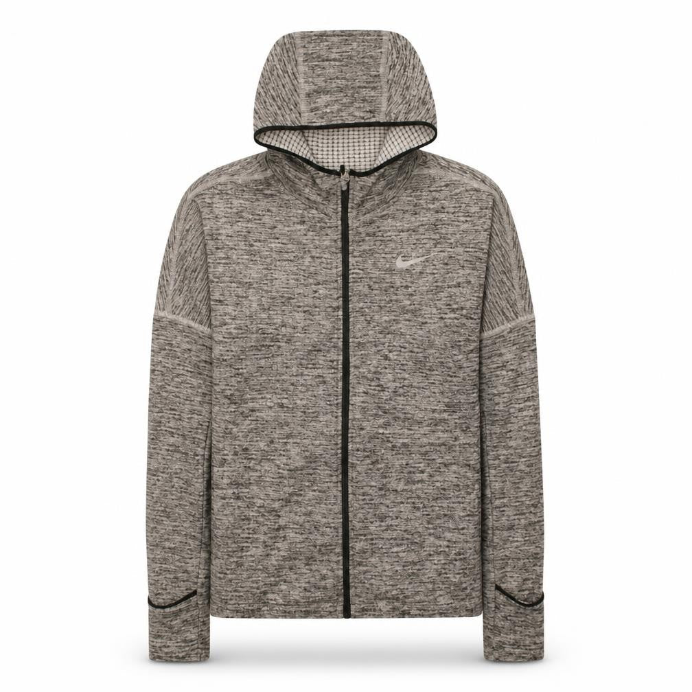 Nike Womens Grey Full Zip Hoodie XS Dri-FIT Lightweight Sportswear