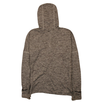 Nike Womens Grey Full Zip Hoodie XS Dri-FIT Lightweight Sportswear
