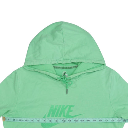 Nike Womens Green Pullover Hoodie XL Relaxed Fit Sportswear