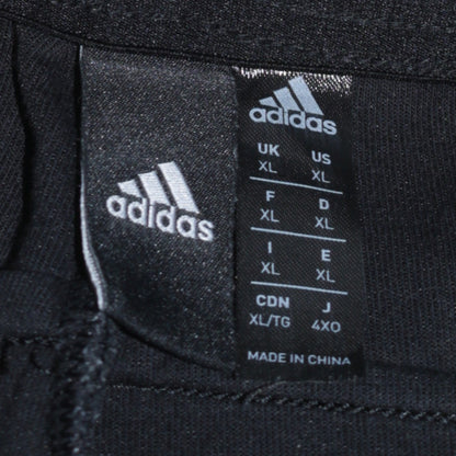 adidas Men’s Black XL Jogger Sweatpants Tapered Stretch