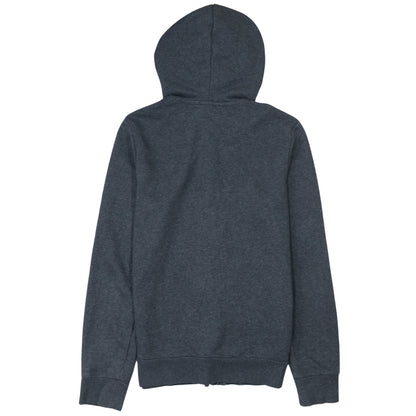 Adidas Women’s Charcoal Full Zip Hoodie M 12-14 Pink Logo