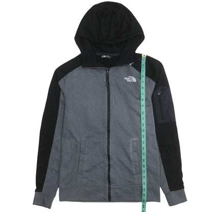 The North Face Men's Grey Full Zip Hooded Fleece Hoodie XS