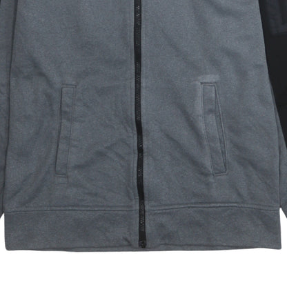 The North Face Men's Grey Full Zip Hooded Fleece Hoodie XS
