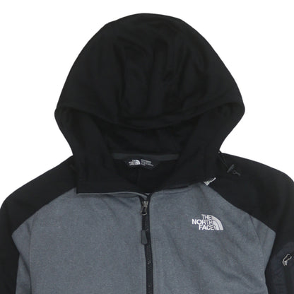 The North Face Men's Grey Full Zip Hooded Fleece Hoodie XS