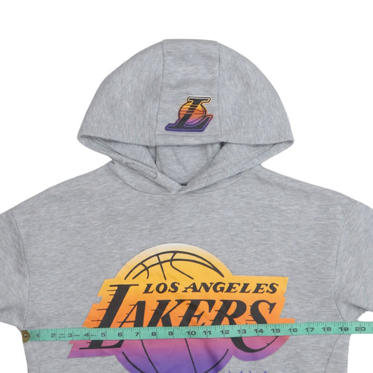 NBA Los Angeles Lakers Boys Grey Pullover Hoodie 11-12 Years Graphic Print