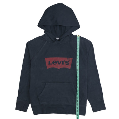 Levi's Men's Blue Logo Pullover Hoodie Size M