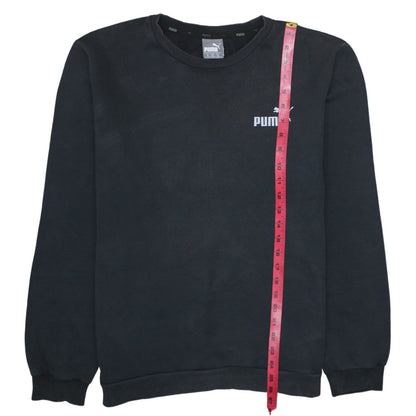 Puma Men’s Black Crew Neck Pullover Sweatshirt Size M